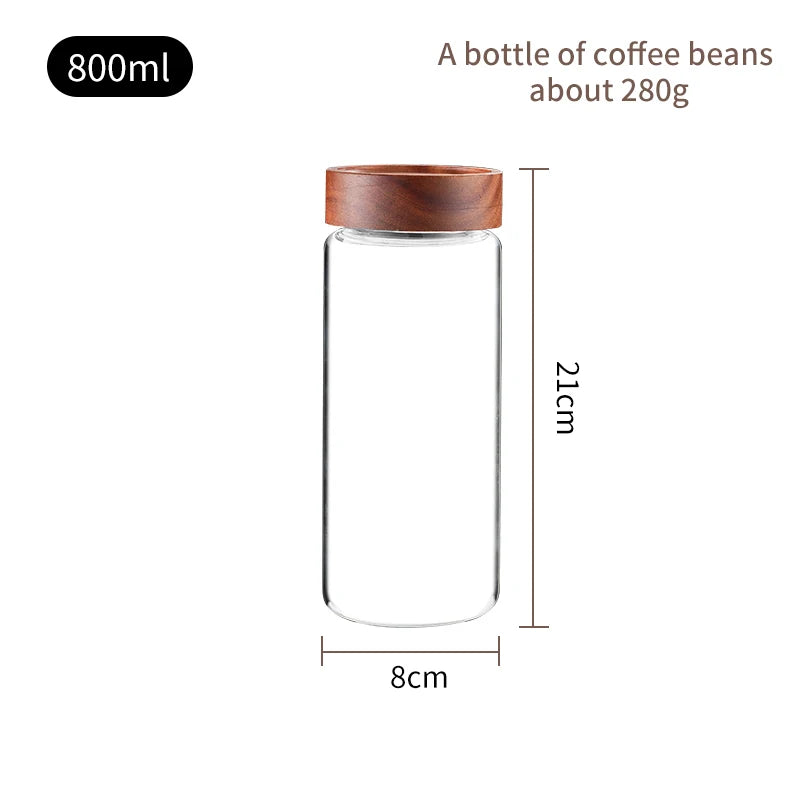 ☕️🔒 Boîte Hermétique à Café – Contenant de Stockage pour Grains & Café Moulu | Plusieurs Tailles Disponibles