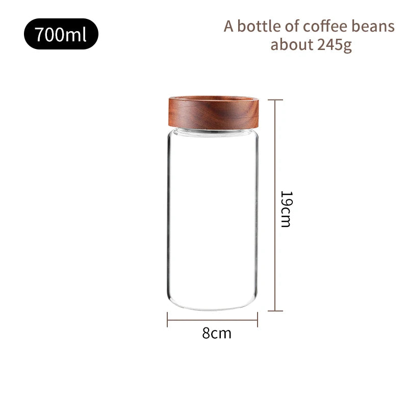 ☕️🔒 Boîte Hermétique à Café – Contenant de Stockage pour Grains & Café Moulu | Plusieurs Tailles Disponibles