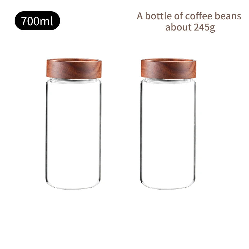 ☕️🔒 Boîte Hermétique à Café – Contenant de Stockage pour Grains & Café Moulu | Plusieurs Tailles Disponibles