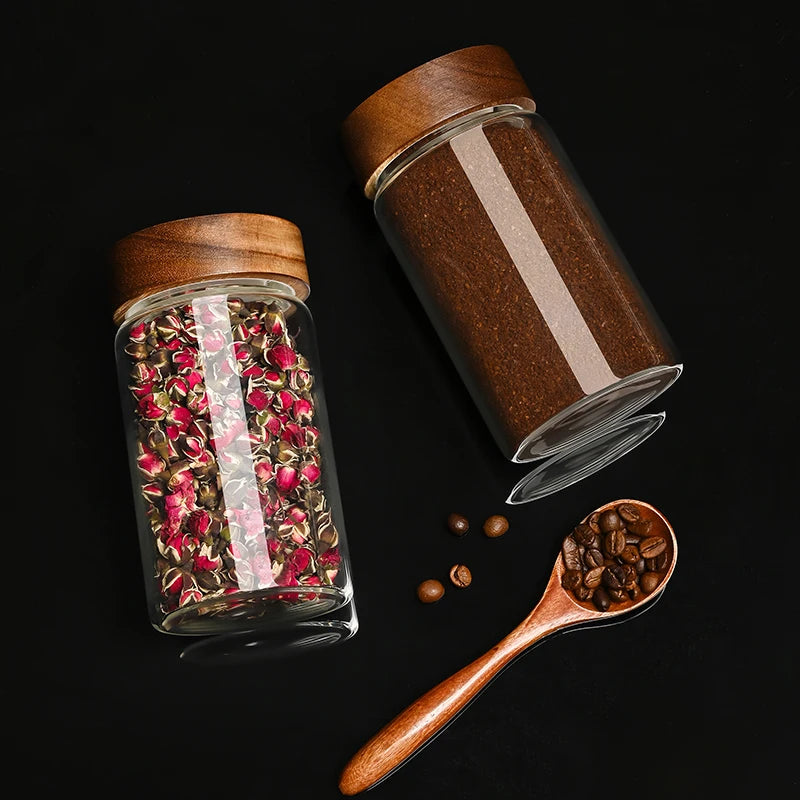 ☕️🔒 Boîte Hermétique à Café – Contenant de Stockage pour Grains & Café Moulu | Plusieurs Tailles Disponibles