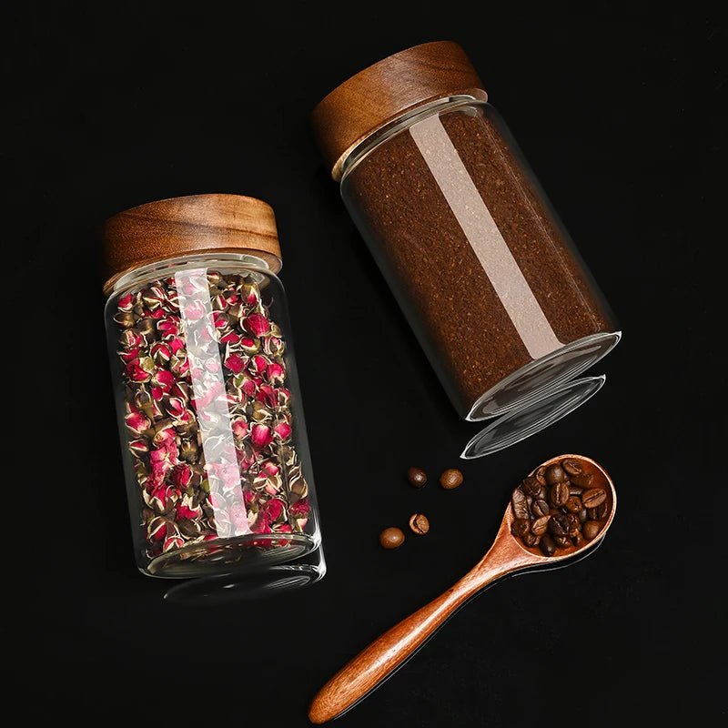 ☕️🔒 Boîte Hermétique à Café – Contenant de Stockage pour Grains & Café Moulu | Plusieurs Tailles Disponibles - Orgnestly