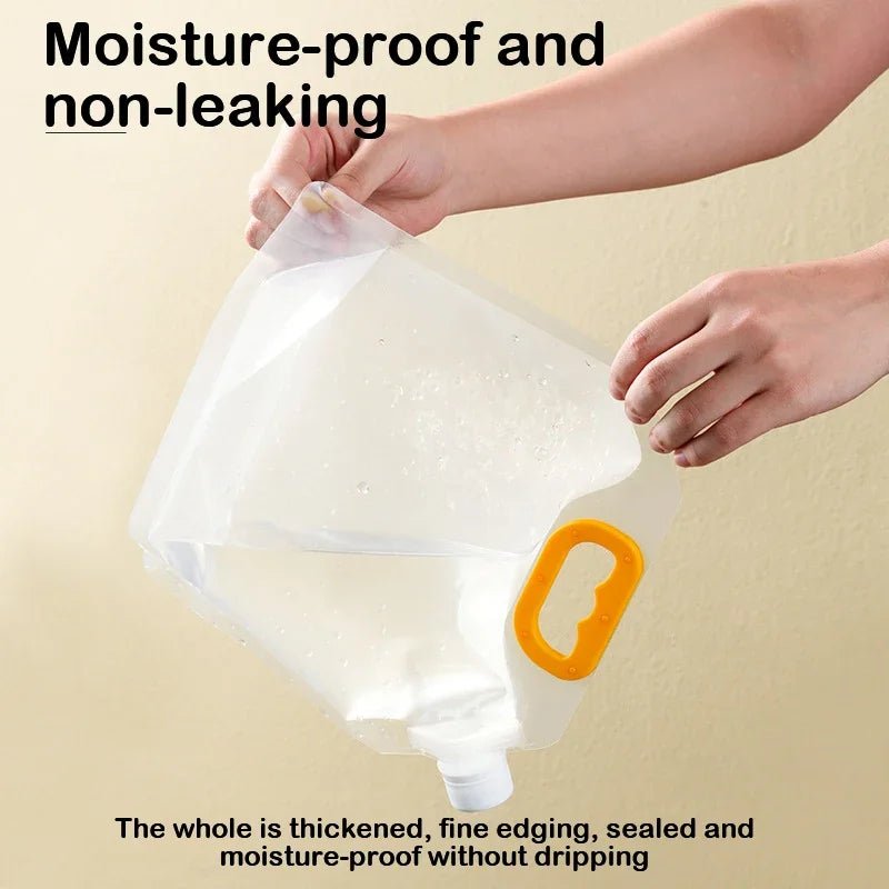 Lot de 2 sacs de rangement pour grains – Sacs transparents portables, anti - humidité et anti - insectes, réutilisables - Orgnestly