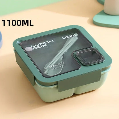 🍱 Lunch Box Portable avec Couverts Inclus – Sac Isotherme pour École & Bureau | Kit Complet Chauffant au Micro-ondes