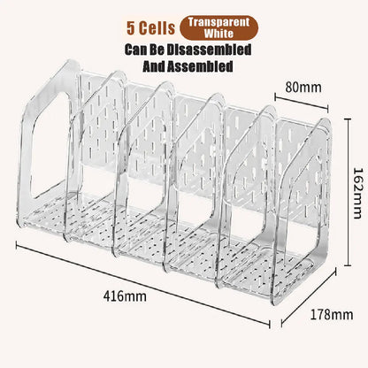📂 Boîte de Rangement Acrylique A4 – Organiseur Vertical pour Documents, Dossiers et Magazines