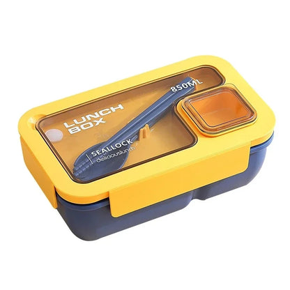 🍱 Lunch Box Portable avec Couverts Inclus – Sac Isotherme pour École & Bureau | Kit Complet Chauffant au Micro-ondes