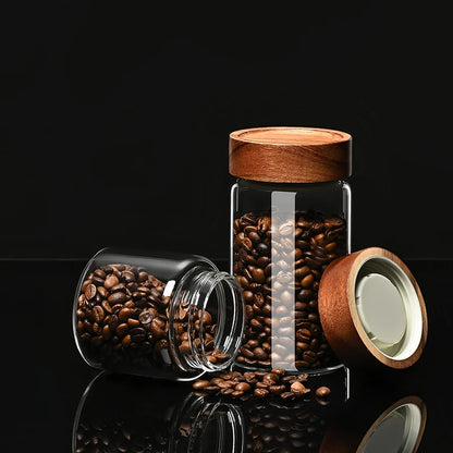 ☕️🔒 Boîte Hermétique à Café – Contenant de Stockage pour Grains & Café Moulu | Plusieurs Tailles Disponibles