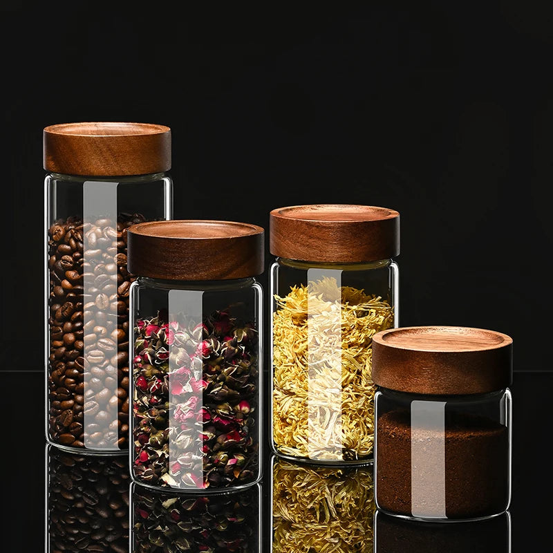 ☕️🔒 Boîte Hermétique à Café – Contenant de Stockage pour Grains & Café Moulu | Plusieurs Tailles Disponibles