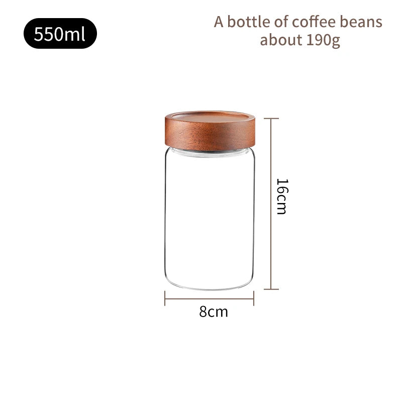 ☕️🔒 Boîte Hermétique à Café – Contenant de Stockage pour Grains & Café Moulu | Plusieurs Tailles Disponibles