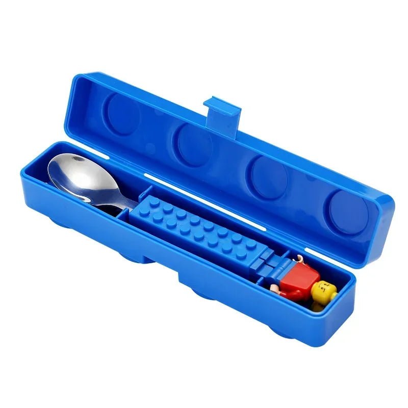 🧱 Boîte à Lunch Portable avec Fermeture Étanche – Blocs de Construction Colorés | Bento Enfants & Étudiants | Boîte Repas Pique - Nique & Salade de Fruits - Orgnestly