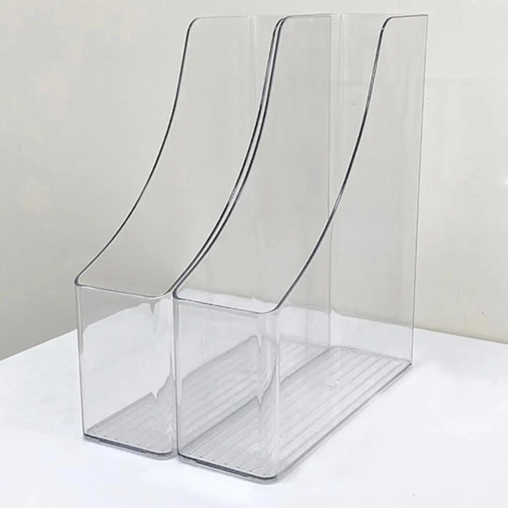 📂 Boîte de Rangement Acrylique A4 – Organiseur Vertical pour Documents, Dossiers et Magazines - Orgnestly