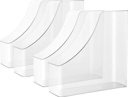 📂 Boîte de Rangement Acrylique A4 – Organiseur Vertical pour Documents, Dossiers et Magazines - Orgnestly