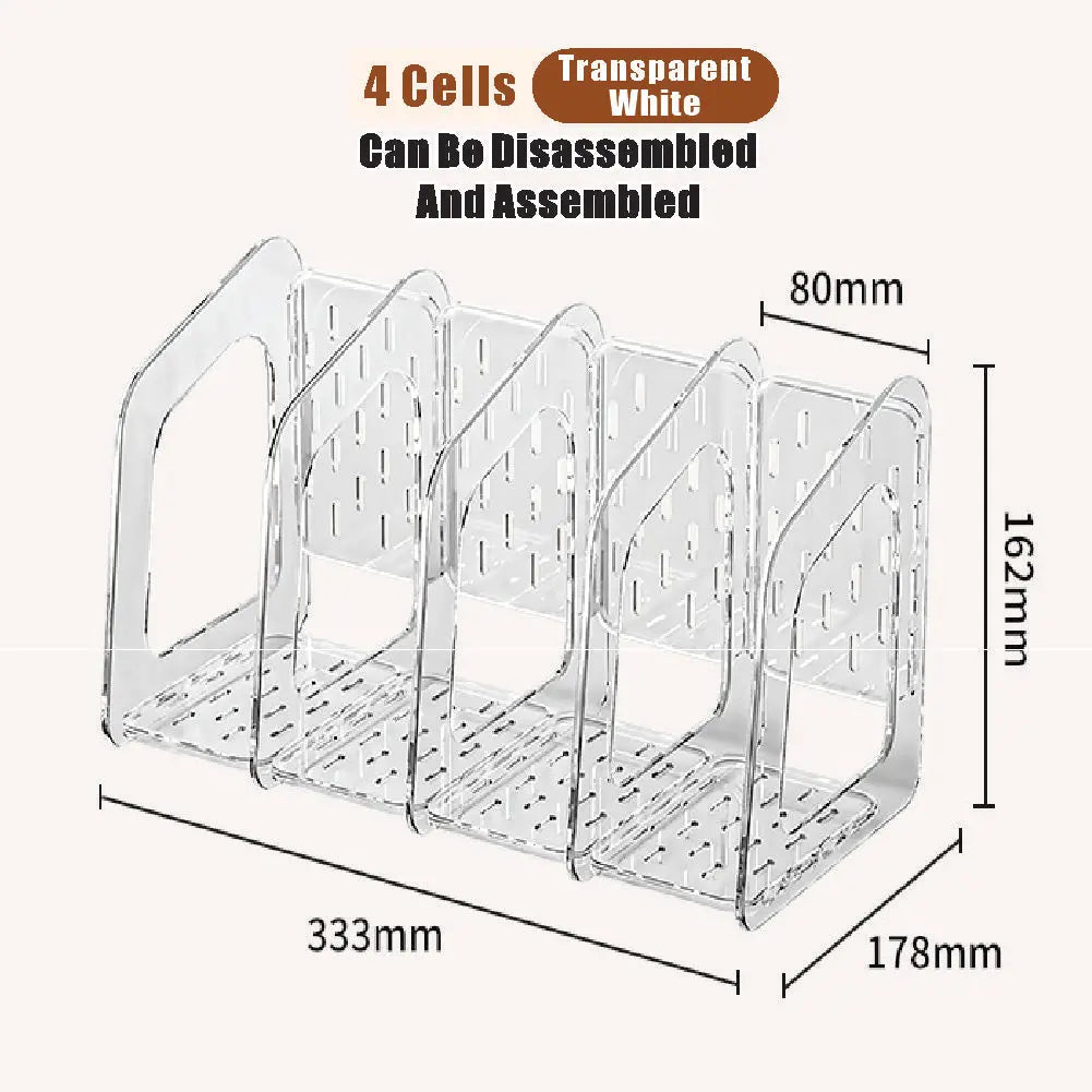 📂 Boîte de Rangement Acrylique A4 – Organiseur Vertical pour Documents, Dossiers et Magazines - Orgnestly