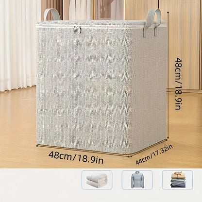 🧺 Boîte de Rangement Extra Large avec Couvercle – Design Moderne et Gain de Place - Orgnestly