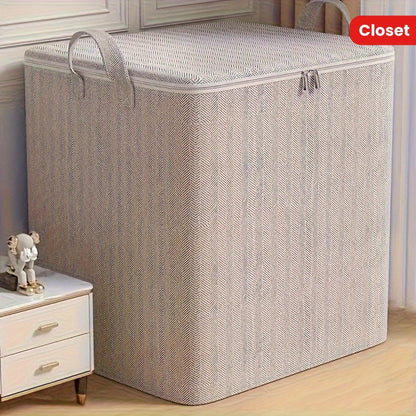 🧺 Boîte de Rangement Extra Large avec Couvercle – Design Moderne et Gain de Place - Orgnestly
