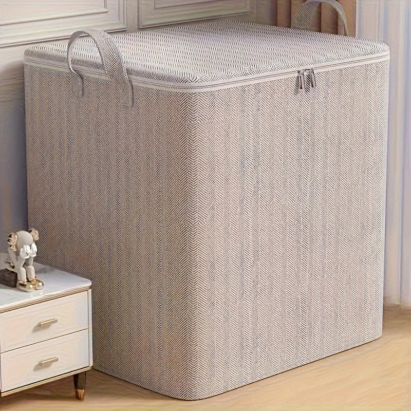 🧺 Boîte de Rangement Extra Large avec Couvercle – Design Moderne et Gain de Place - Orgnestly