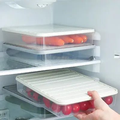 Boîte de rangement - FoodSaverBox™ - Carré blanc - Orgnestly