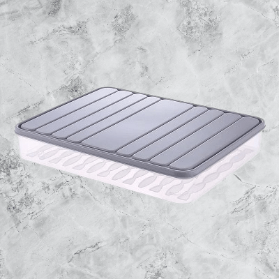 Boîte de rangement - FoodSaverBox™ - Carré gris - Orgnestly