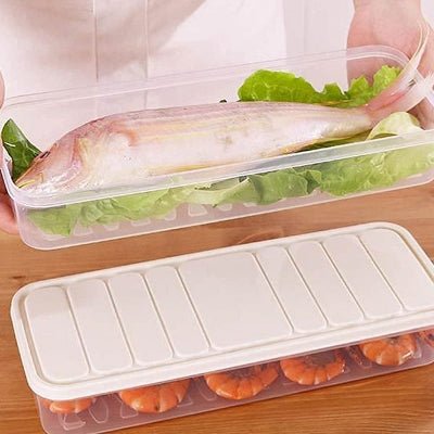 Boîte de rangement - FoodSaverBox™ - Rectangle blanc - Orgnestly