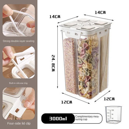 Lot de boîtes de conservation alimentaires hermétiques – Plastique alimentaire PP5, empilables, tailles multiples - Orgnestly