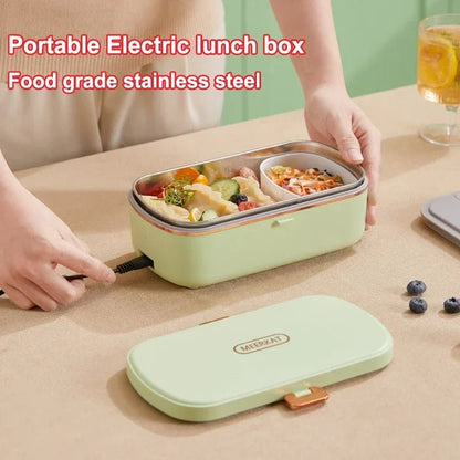 🍱 Lunch Box Électrique Portable 900ML – Chauffante, Vapeur & Conservation de la Chaleur | Cuiseur Self - Heating pour Bureau et Déplacements - Orgnestly