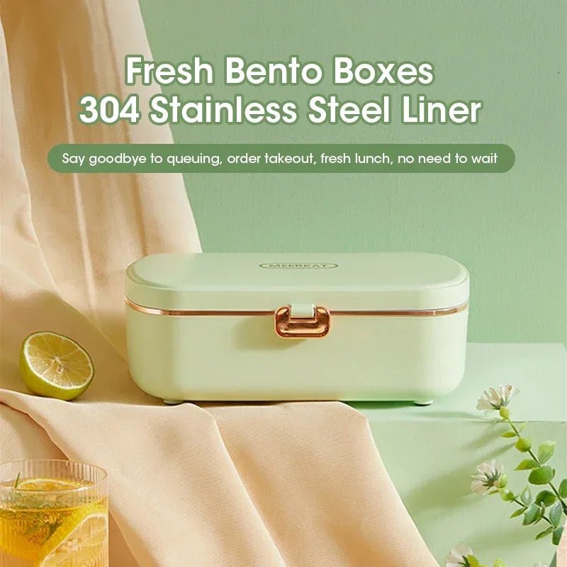 🍱 Lunch Box Électrique Portable 900ML – Chauffante, Vapeur & Conservation de la Chaleur | Cuiseur Self - Heating pour Bureau et Déplacements - Orgnestly