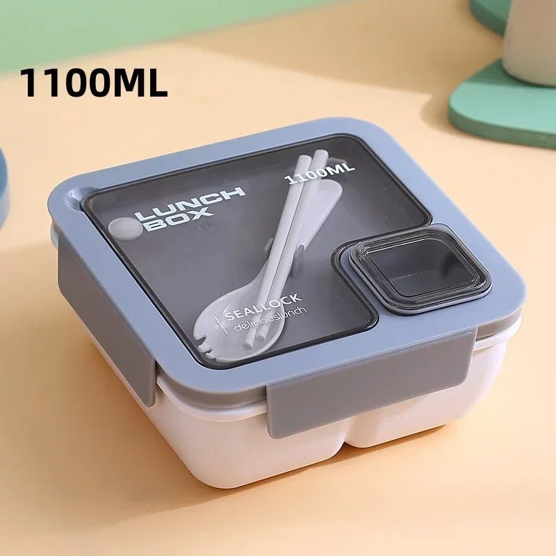 🍱 Lunch Box Portable avec Couverts Inclus – Sac Isotherme pour École & Bureau | Kit Complet Chauffant au Micro - ondes - Orgnestly