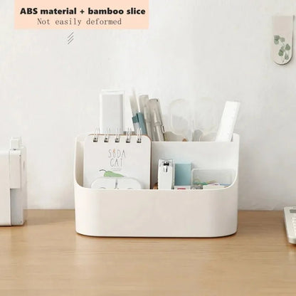 Organisateur de Bureau Multifonction – Porte - Stylo, Support Pinceaux de Maquillage et Rangement Télécommande - Orgnestly