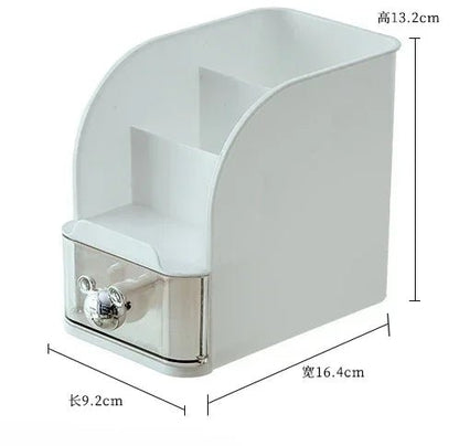 Organisateur de Bureau Multifonction – Porte - Stylo, Support Pinceaux de Maquillage et Rangement Télécommande - Orgnestly