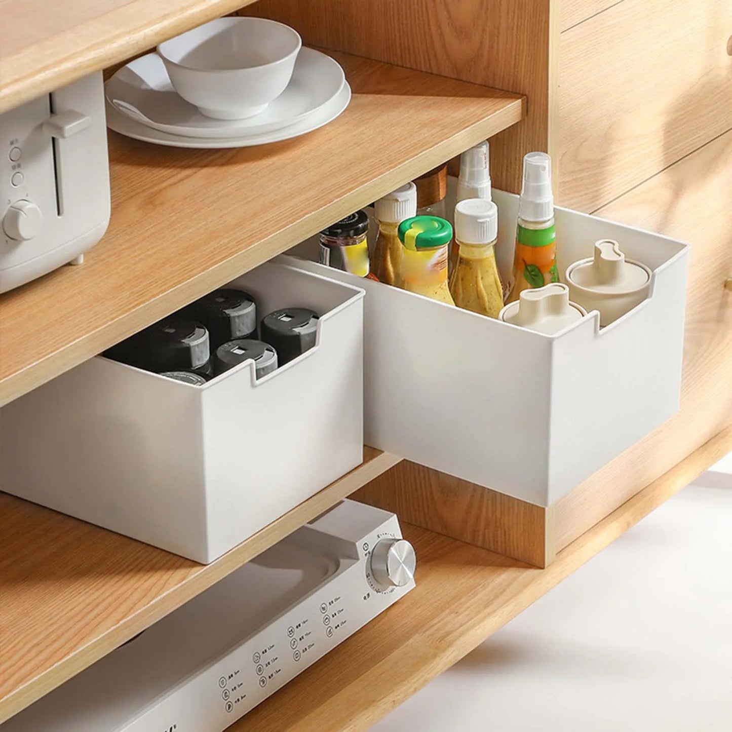 Organisateur de Placard Coulissant – Étagères de Rangement Robustes et Grande Capacité pour Tiroirs de Salon et Placards - Orgnestly