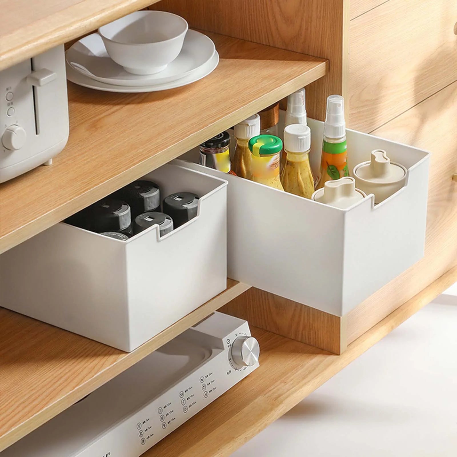 Organisateur de Placard Coulissant – Étagères de Rangement Robustes et Grande Capacité pour Tiroirs de Salon et Placards - Orgnestly