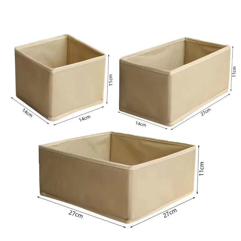 Organisateurs de Tiroirs en Tissu – Bacs de Rangement pour Vêtements, Sous - Vêtements, Chaussettes et Accessoires - Orgnestly