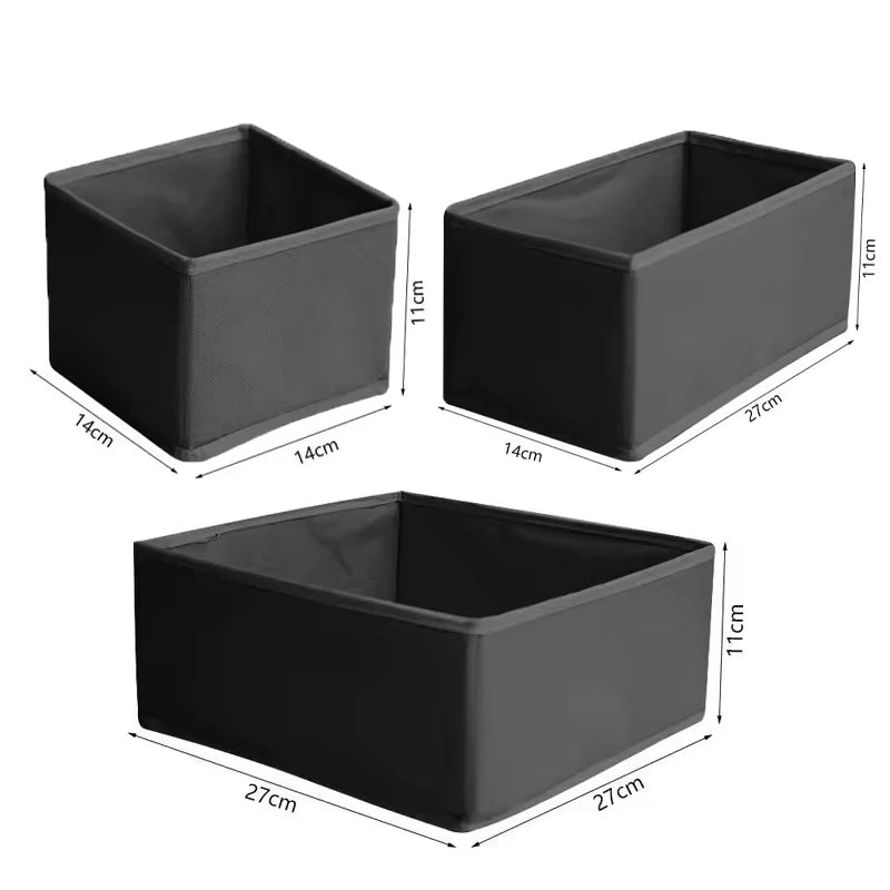 Organisateurs de Tiroirs en Tissu – Bacs de Rangement pour Vêtements, Sous - Vêtements, Chaussettes et Accessoires - Orgnestly