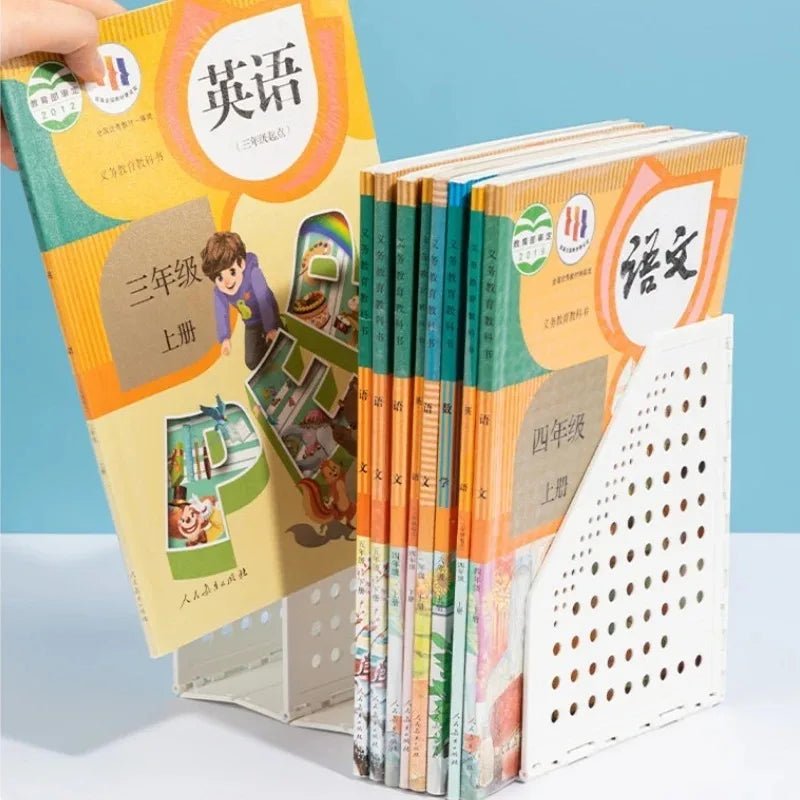 🗂️ Porte - Magazines Pliable – 3 Compartiments Verticaux pour Dossiers & Classeurs – Rangement Bureau Maison École - Orgnestly