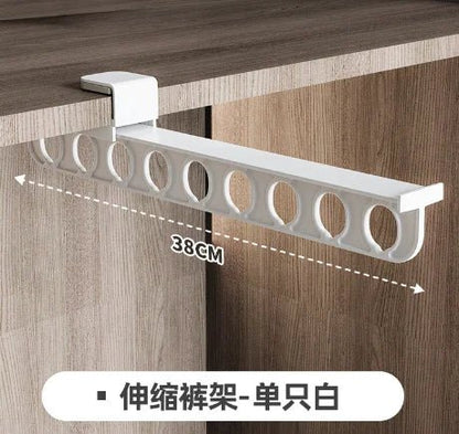 ringle Rétractable de Dressing – Tige de Valet Coulissante Robuste pour Placards, Armoires et Espaces de Rangement - Orgnestly