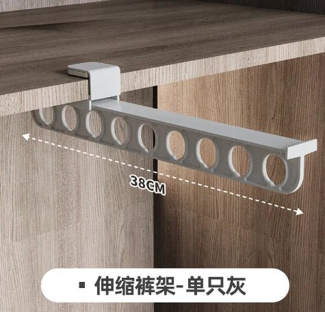 ringle Rétractable de Dressing – Tige de Valet Coulissante Robuste pour Placards, Armoires et Espaces de Rangement - Orgnestly