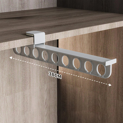 ringle Rétractable de Dressing – Tige de Valet Coulissante Robuste pour Placards, Armoires et Espaces de Rangement - Orgnestly