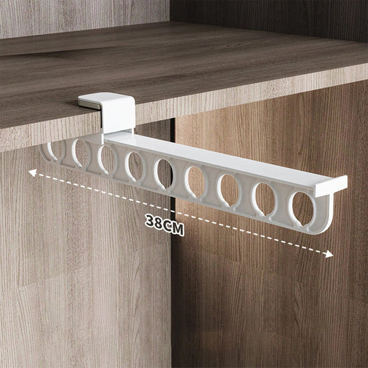 ringle Rétractable de Dressing – Tige de Valet Coulissante Robuste pour Placards, Armoires et Espaces de Rangement - Orgnestly
