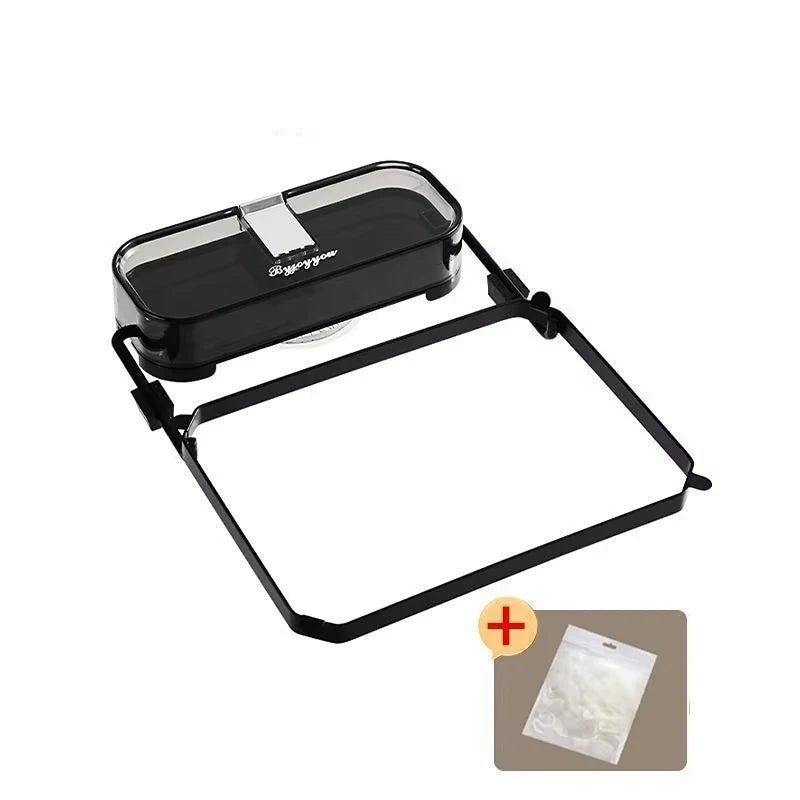Support de Filtration Pliable pour Évier – 1 Porte - Filtre + 50 Filtres Jetables | Égouttoir à Déchets Cuisine, Filet à Ordures, Accessoire d’Évier Pratique - Orgnestly